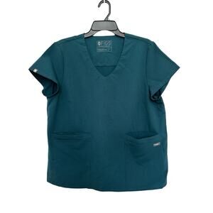 Figs Catarina One-Pocket Scrub , size L. Technical Collection Green